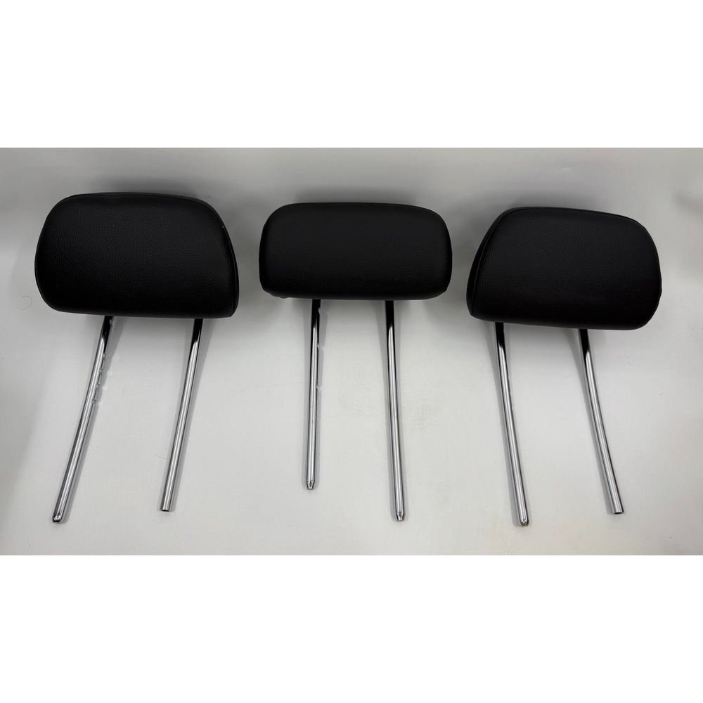Mercedes Benz GLK Class‎ Black Rear Middle Left & Right Headrest Set 3 2010-2015